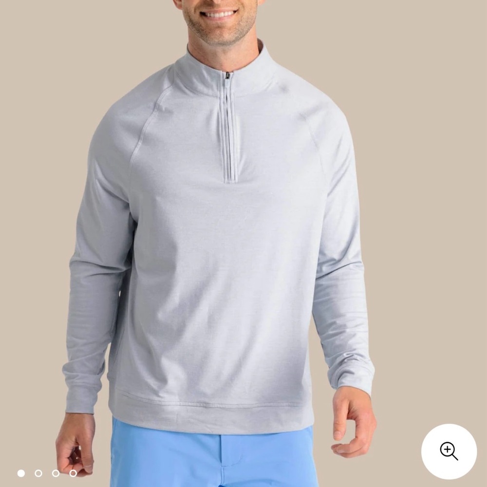 Southern Tide Quarter Zip Pullover XXL Gray